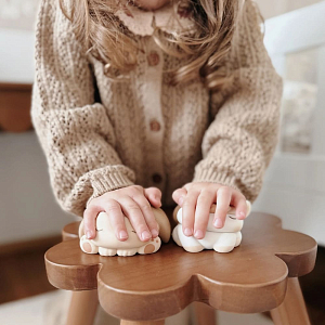 Игрушка сквиш антистресс Mrs. Ertha "Кролик BunBun", бежевая